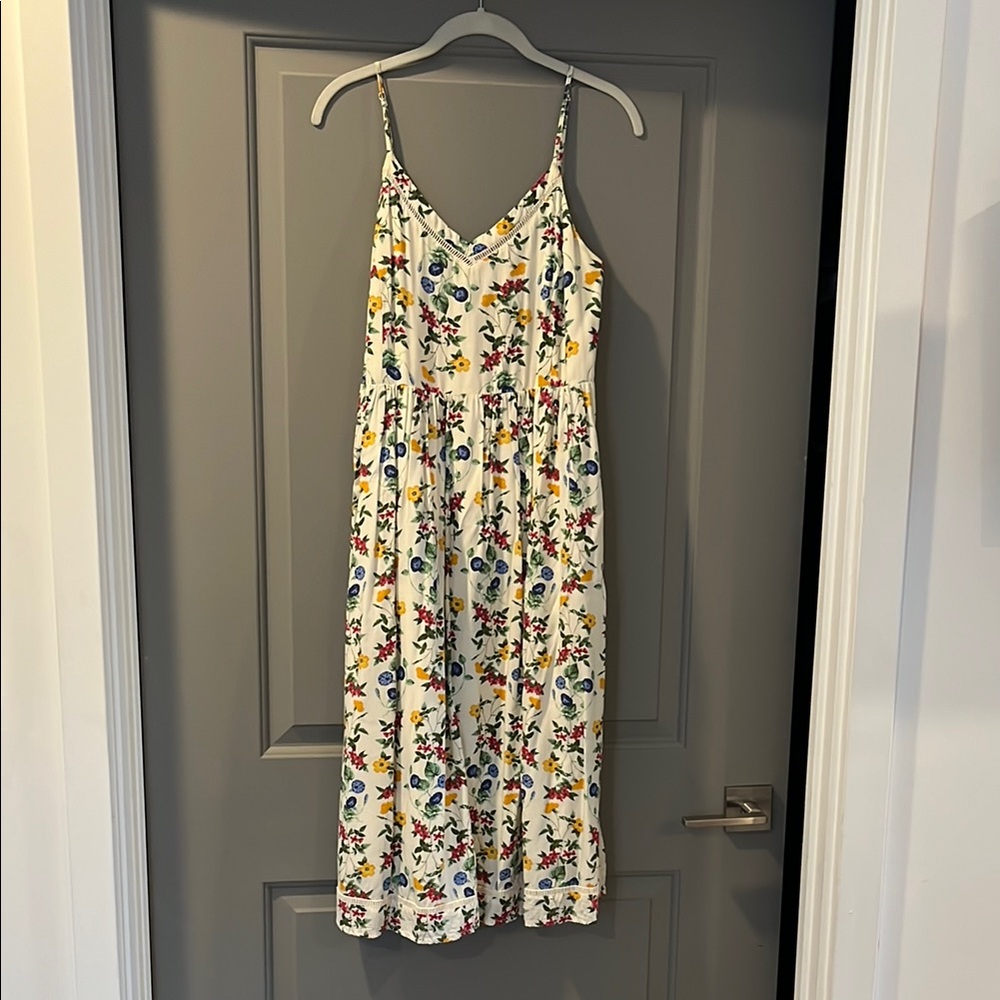 Old Navy Floral Midi Dress - Multicolor